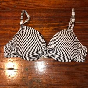 Padded Striped Target Bikini Top 32/34 A/B